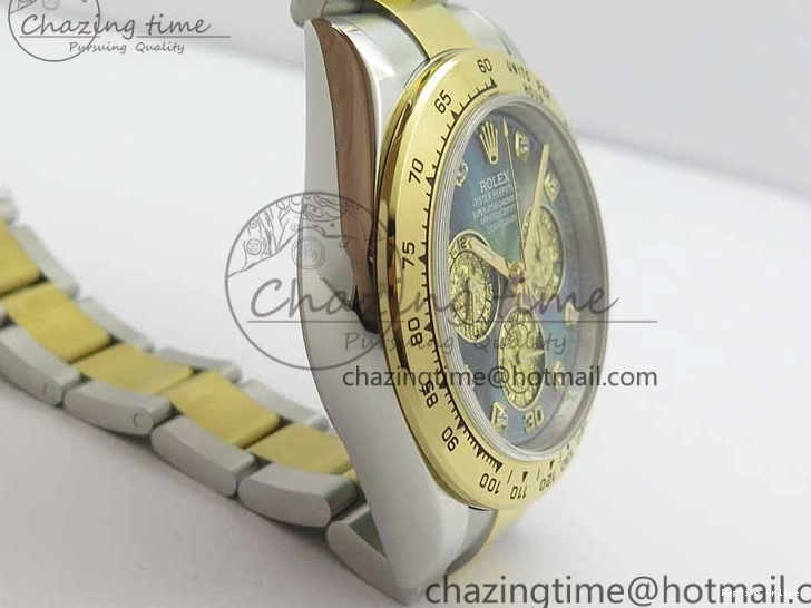 0225 Tailored Daytona 116509 SS YG BLF Best Edition Gay MOP Dial on SS YG Bracelet A 2977
